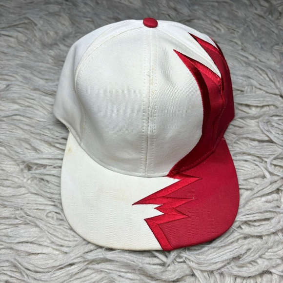 Vintage 90s Blank Jagged Edge Ice Breaker Strapback Hat - Picture 1 of 7